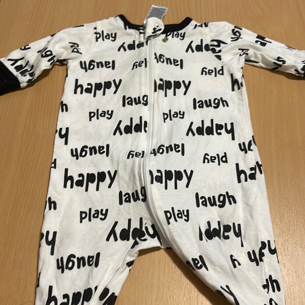 Baby zip up pajamas